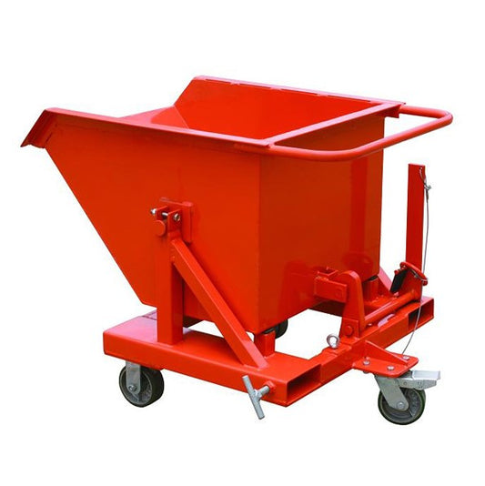 Tipping Skip – Fork Mounted c/w Castor