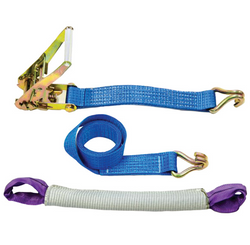 Recovery Wheel Straps Complete System with Claw Hook and Soft Sling