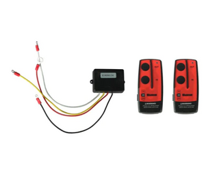  Wireless Winch Remote - Dual Voltage 12v/24v 2 Handsets (Receiver to be Wired In)