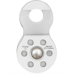  Kratos - Single Aluminium Pulley with Moveable Flange - for 9-12mm Kernmantle Rope