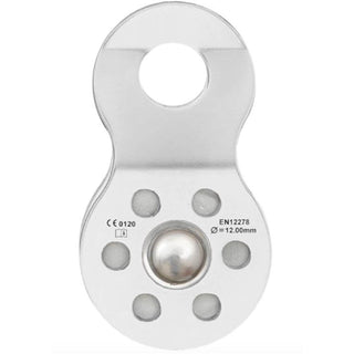  Kratos - Single Aluminium Pulley with Moveable Flange - for 9-12mm Kernmantle Rope