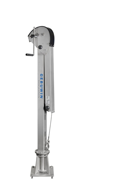 SD125 SST - 125kg Stainless Swivel Hoisting Davit (Built in winch with 9m Cable)