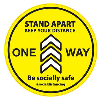  Stand Apart | Keep Your Distance| One Way