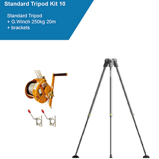  GLOBESTOCK G.Tripod 230 Standard TRIPOD KIT 10 (20m)
