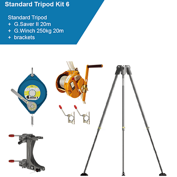 GLOBESTOCK G.Tripod 230 Standard TRIPOD KIT 6 (20m) from RiggingUK