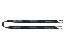  1m Webbing Lanyard With Swivel Karabiners