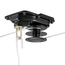  TIGER - CEILING MOUNTED HAND WINCH for either WIRE ROPE OR WEBBING