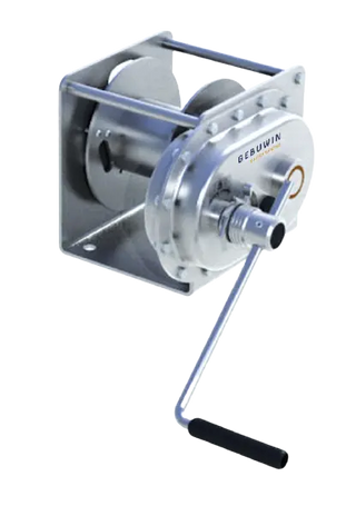  Gebuwin Spur Gear Hand Winch 1000kg, Stainless Steel