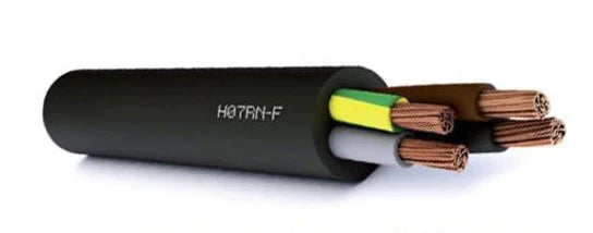 4 Core, 1.5mm HO7-RNF Rubber Mains Cable - 500m Drum