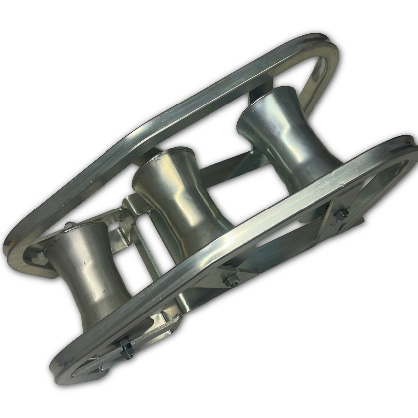 CABLEITUK Lead in Triple Manhole Cable Roller