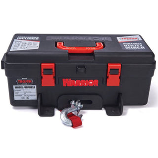  Trojan Portable Utility 12v (1814kg) Winch with Synthetic Rope