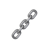 Short Link Chain Commercial Galvanised  (Sold By the Meter)