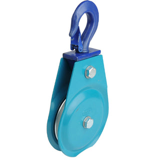  WEBI Pulley Type ETT-205 - Return Pulley with Rotating Steel Hook  for Wire Cables