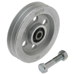  Galvanised Cast Iron Double Groove Pulley Type ETT-74D : 300-500kg