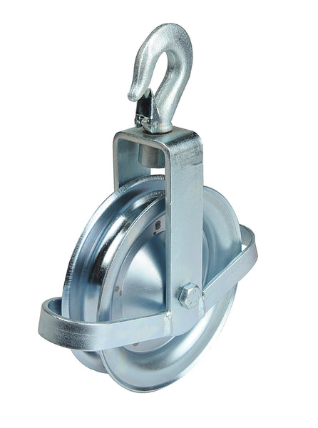 WEBI Pulley Type ETT-201 - Construction Site Pulley with Rotating Steel Hook