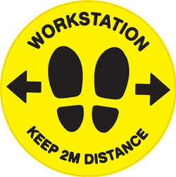  Workstation Keep 2m Distance