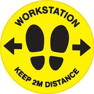  Workstation Keep 2m Distance
