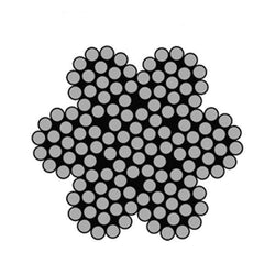  3mm By the Meter  7 x 19 Galvanised Wire Rope