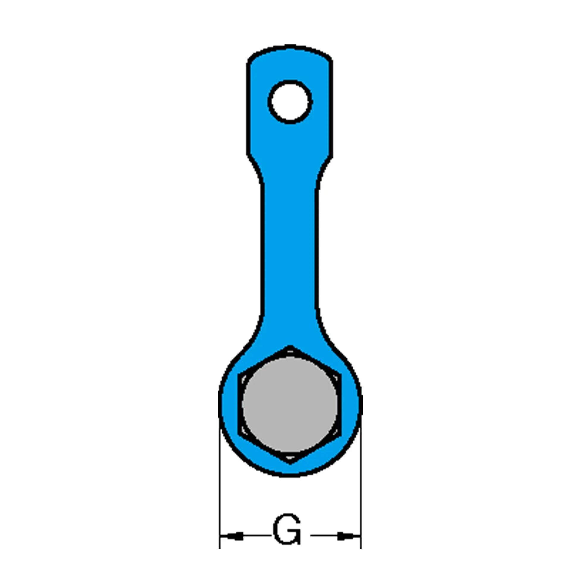 YOKE Grade 100 Clevis Shackle Dimensions