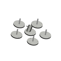  Xtirpa Large Rubber Feet (150mm) for Manhole Guard (Pack of 6)