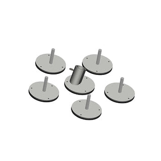  Xtirpa Large Rubber Feet (150mm) for Manhole Guard (Pack of 6)