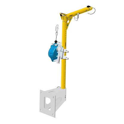 Xtirpa 76mm Davit Arm with Built In Mast, 1524mm Height x 610mm Reach