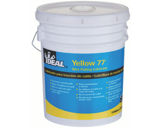 Yellow 77 from Ideal - 5 Gallon Bucket 31-355 - Wire Pulling Lubricant