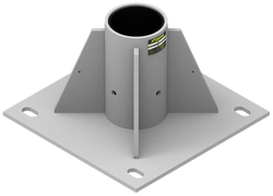  Xtirpa 102mm Centre Mount Floor Adaptor, 316 Marine Grade Stainless Steel