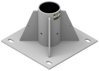  Xtirpa 102mm Centre Mount Floor Adaptor, 304 Stainless Steel