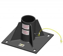  Xtirpa 102mm Centre Mount Floor Adaptor, Zinc Plated