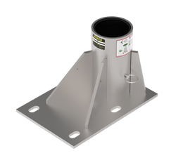  Xtirpa 102mm Floor Adaptor, Galvanised Steel
