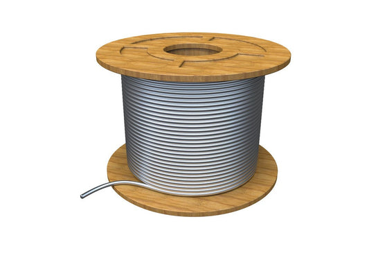 7x7 Galvanised Wire Rope - 100m Reel